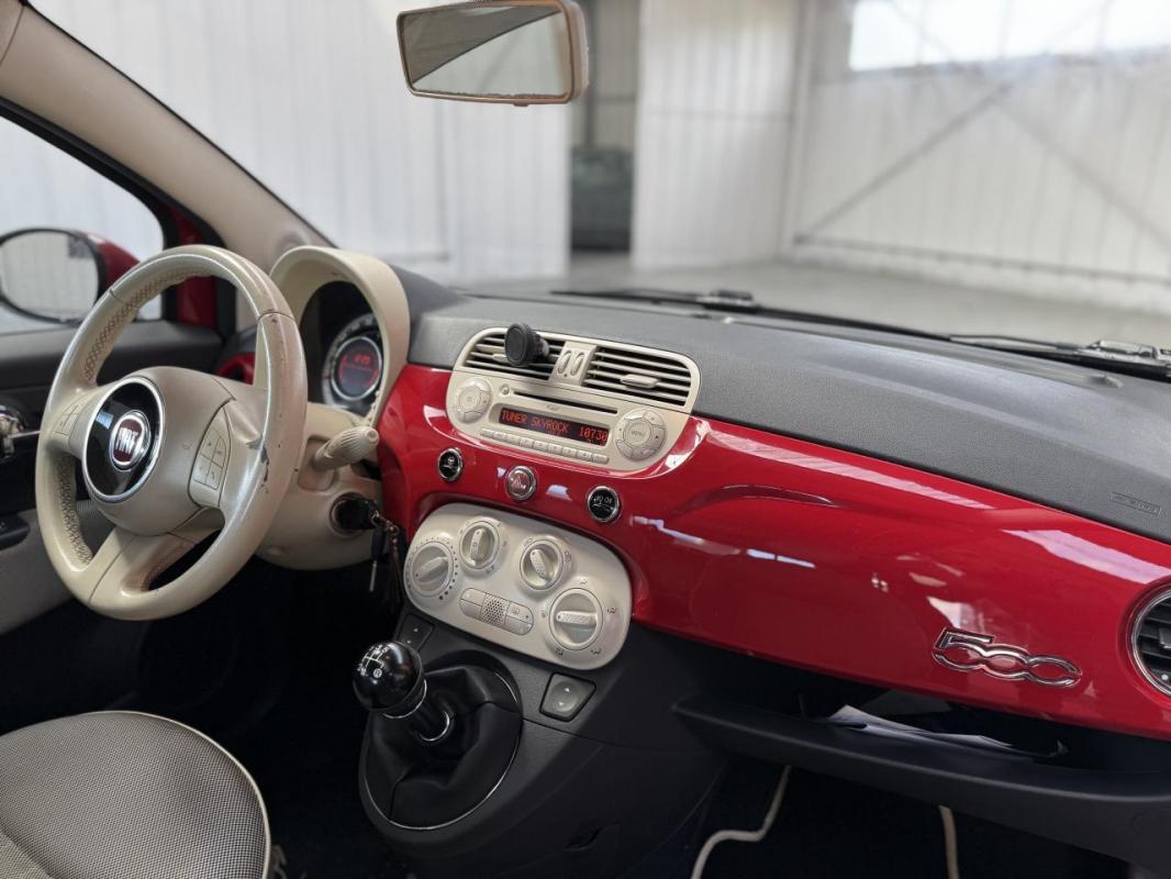 Fiat 500 - 1.2l 69 CH LOUNGE - GARANTIE 6 MOIS